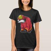 T-shirt Miel badger Pompier Service d'incendie (Devant)
