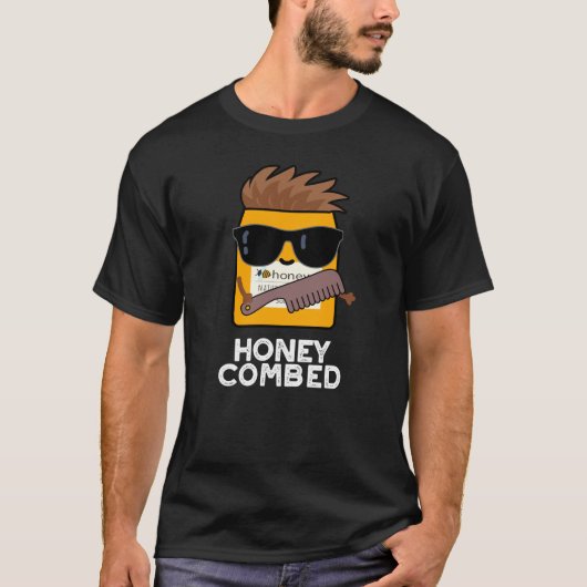 T-shirt Miel Composé Funny Miel Pun Dark BG (Devant)