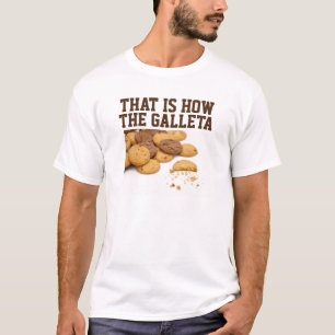 T-shirt Miettes de biscuits Spanglish