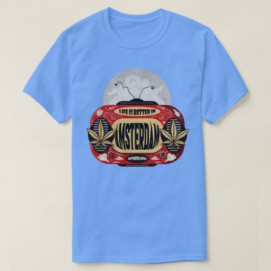 T-shirt Mieux à Amsterdam (Design devant)
