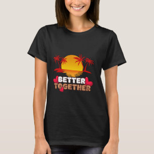 T-shirt Mieux Ensemble Retro Sunset Inspiration Pâques