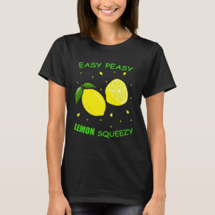 T-shirt MIEUX FACILE PEASY LEMON SQUEEZY Fun Summer LEMON