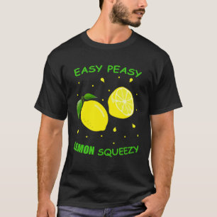 T-shirt MIEUX FACILE PEASY LEMON SQUEEZY Fun Summer LEMON