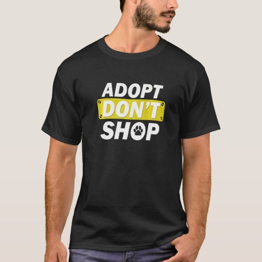 T-shirt Mieux Vaut Adopter Les Chiens Que Les Acheter (Devant)