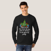 T-shirt Might As Well Sleep Under The Tree Christmas Famil (Devant entier)