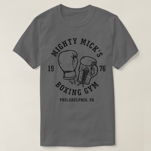 T-shirt Mighty Mick's Boing Gym 1976 (Design devant)