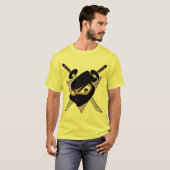 T-shirt Mighty Ninja Jaune (Devant entier)