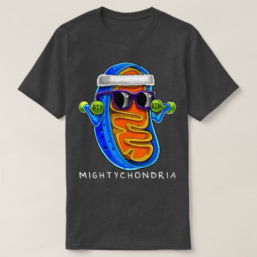 T-shirt Mightychondria Cellulaire Biologie S'amuser profes (Design devant)