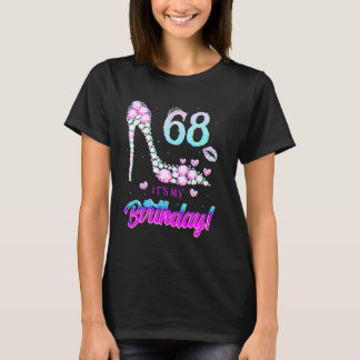 T-shirt Mignon 68 Ans C'est Mon Anniversaire 68 Ans