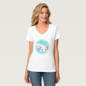 T-shirt mignon Axolotl (Devant entier)