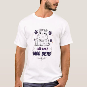T-shirt mignon bébé Moo Deng