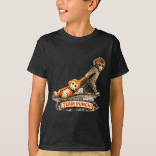 T-shirt Mignon bébé singe poing zoo japon design Mignon bé