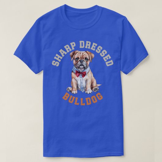 T-shirt mignon Bulldog (Design devant)