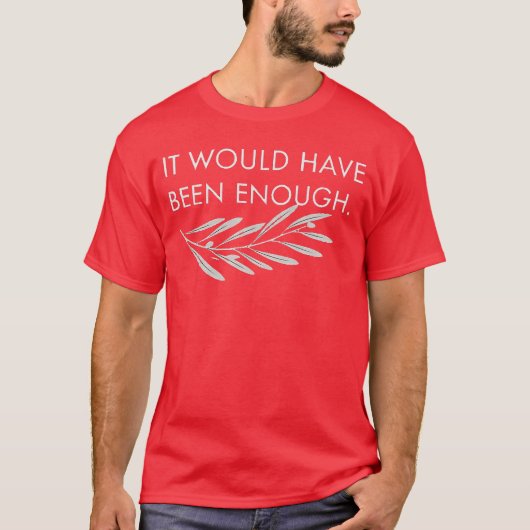 T-shirt Mignon Ça Aurait Suffi Peuple Élu Drôle (Devant)