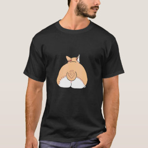 T-shirt Mignon Cardigan Pembroke Welsh Corgi Fesses Chien 