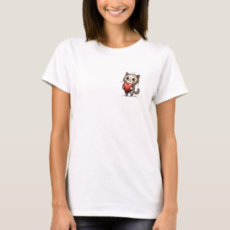 T-shirt Mignon Chat