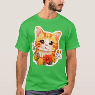 T-shirt mignon chat 14