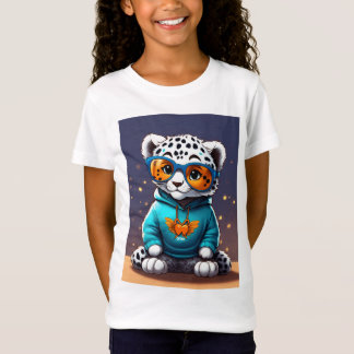 T-Shirt mignon chat enfants T, shart