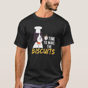 T-shirt Mignon Chat Temps De Faire Les Biscuits Univers Fé
