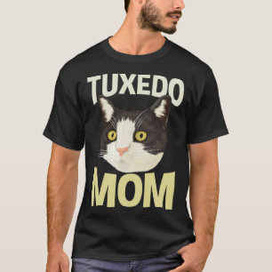 T-shirt Mignon chat tuxedo mère Kitty maman Animal