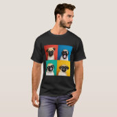 T-shirt Mignon chiot Pug 690 (Devant entier)