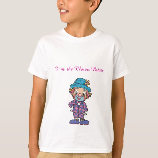 T-shirt mignon clown (Devant)
