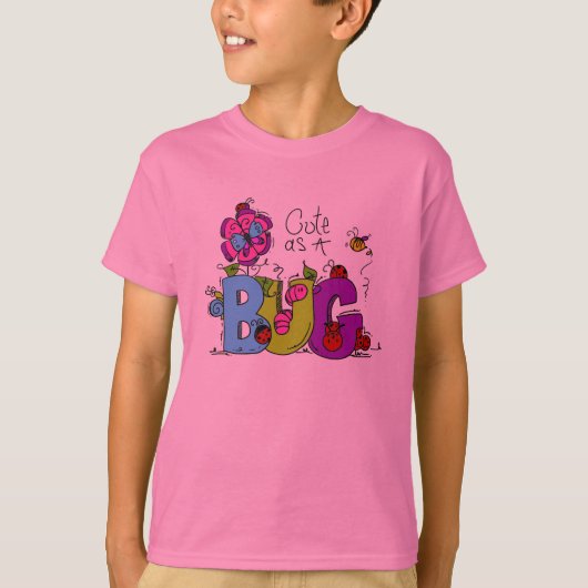 T-shirt Mignon comme insecte (Devant)