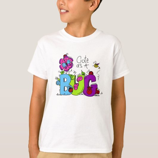 T-shirt Mignon comme insecte (Devant)