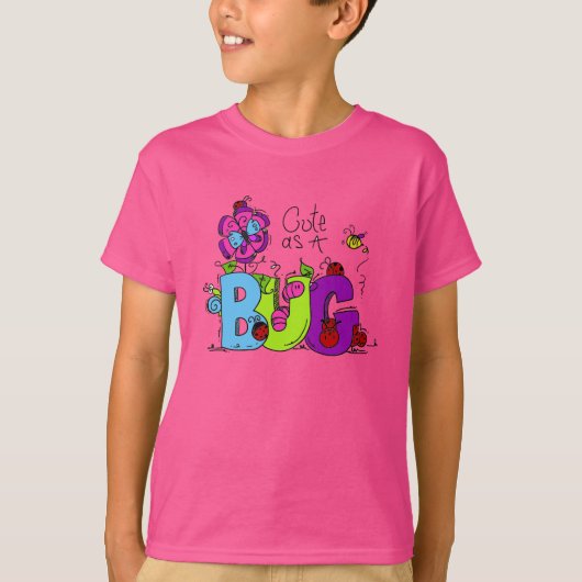 T-shirt Mignon comme insecte (Devant)