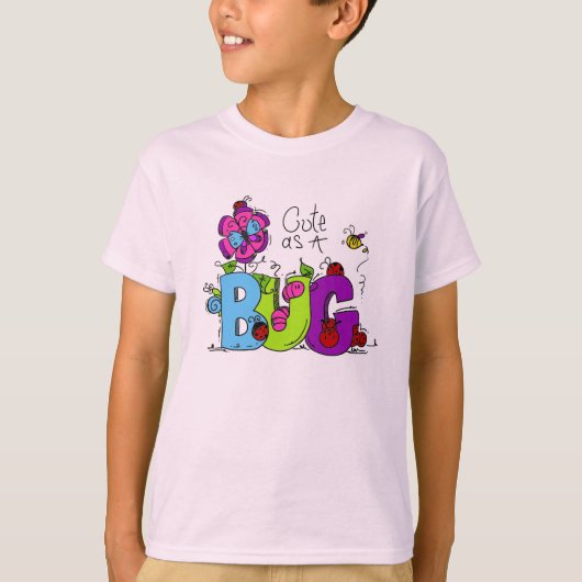 T-shirt Mignon comme insecte (Devant)