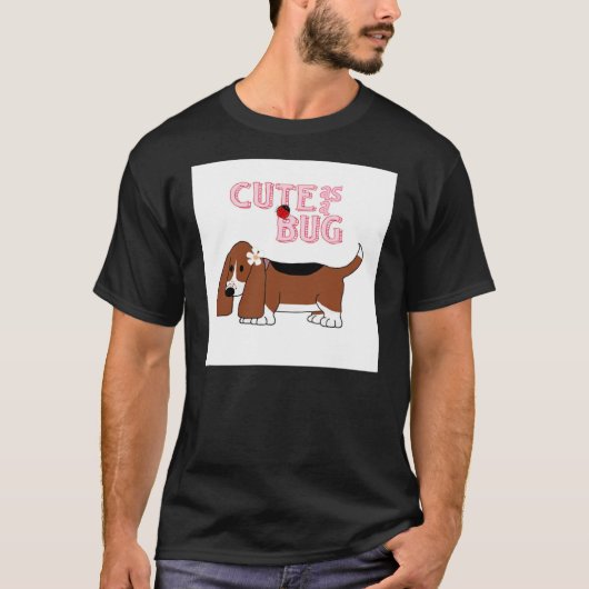 T-shirt Mignon comme pièce en t de base d'insecte (Devant)