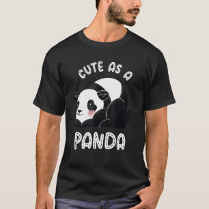 T-shirt Mignon comme un panda sauvage panda bambou