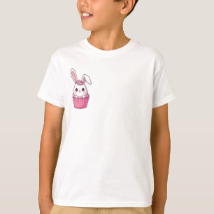 T-shirt Mignon Cupcake Rose Lapin Enfants