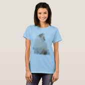 T-shirt mignon de chaton de ragdoll (Devant entier)