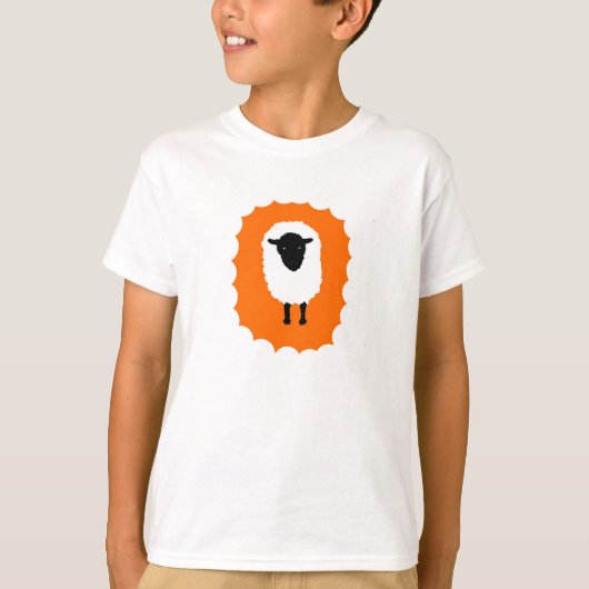T-shirt mignon de childs de moutons (Devant)