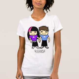 T-shirt mignon de couples