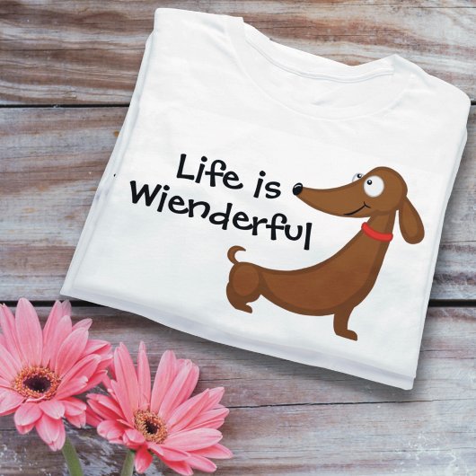 T-shirt mignon de dachshund
