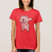 T-shirt mignon de danse de Dabber de porc (Devant)
