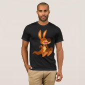 T-shirt mignon de Joey de kangourou de bande (Devant entier)