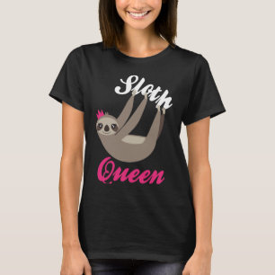 T-shirt mignon de la Reine de paresse