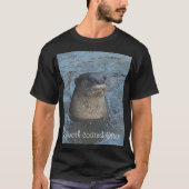T-shirt mignon de loutre (Devant)