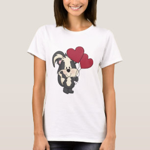 T-shirt mignon de mouffette de Valentine