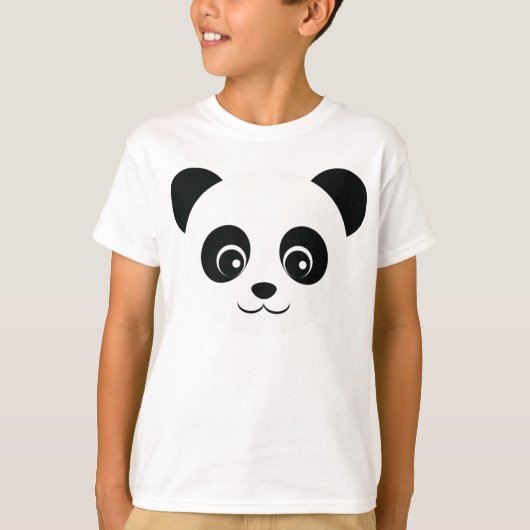 T-shirt mignon de panda (Devant)
