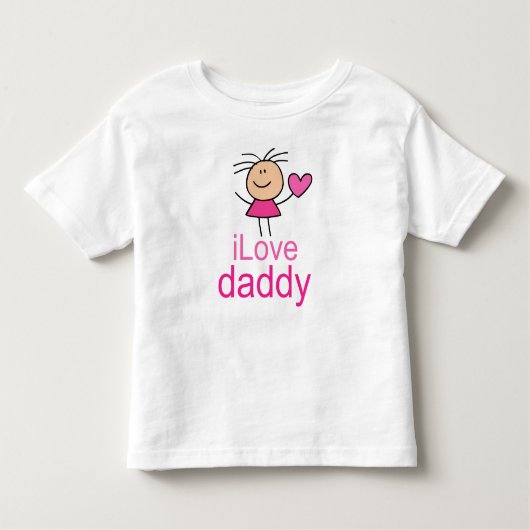 T-shirt mignon de papa d'amour d'I (Devant)