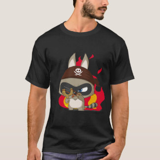 T-shirt mignon de personnage de dessin animé de