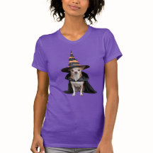 T-shirt mignon de sorcière Chihuahua