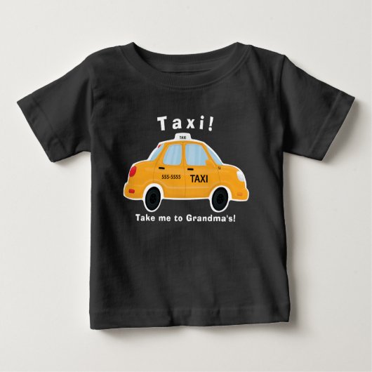 T-shirt mignon de taxi - bébé - enfant en bas âge (Devant)