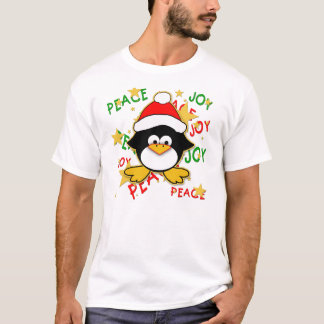 T-shirt mignon de vacances de pingouin de bébé