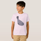 T-shirt mignon d'enfants de joint de port de bande (Devant entier)
