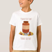 T-shirt mignon d'enfants du pot | de beurre (Devant)